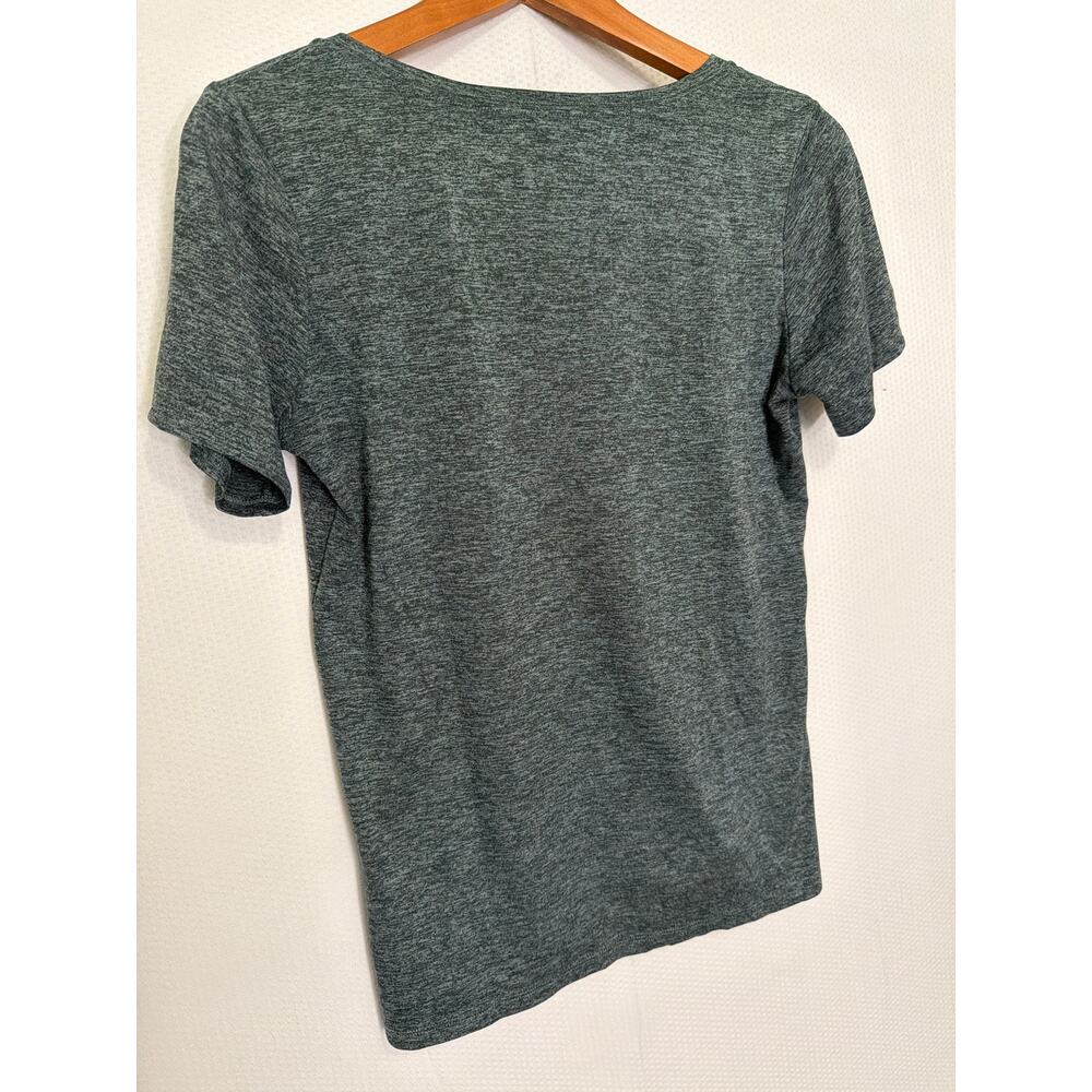Nike Dri-FIT Women’s Medium Gray Short‎ Sleeve Athletic Running Top - Picture 8 of 10